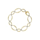 Marrakech Onde' 18K Yellow & White Gold Diamond Bracelet