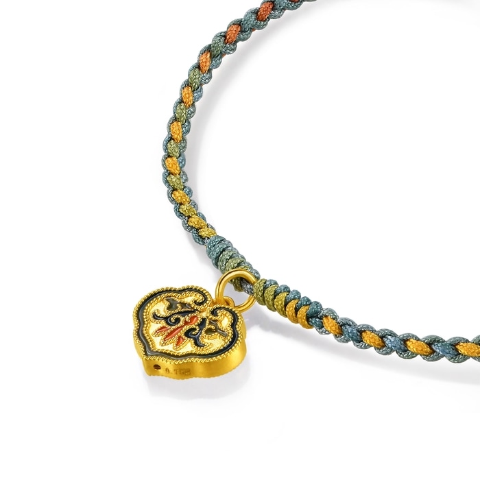 Solid Gold Bracelet | Chow Sang Sang Jewellery | Cultural Blessings | 92609B - 5