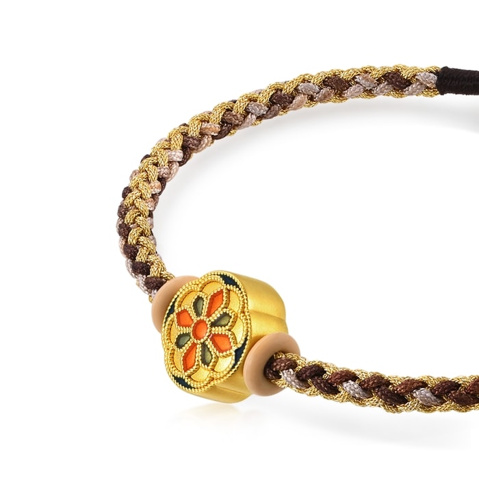 Solid Gold Bracelet | Chow Sang Sang Jewellery | Cultural Blessings | 92611B - 5
