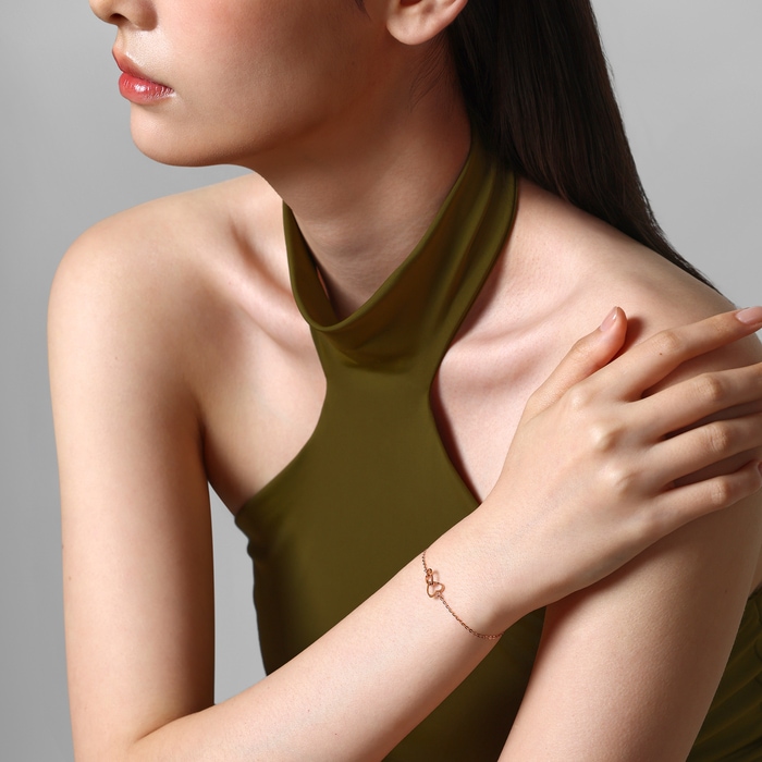 18K Rose Gold Bracelet | Chow Sang Sang Jewellery | Minty Collection | 92631B - 3