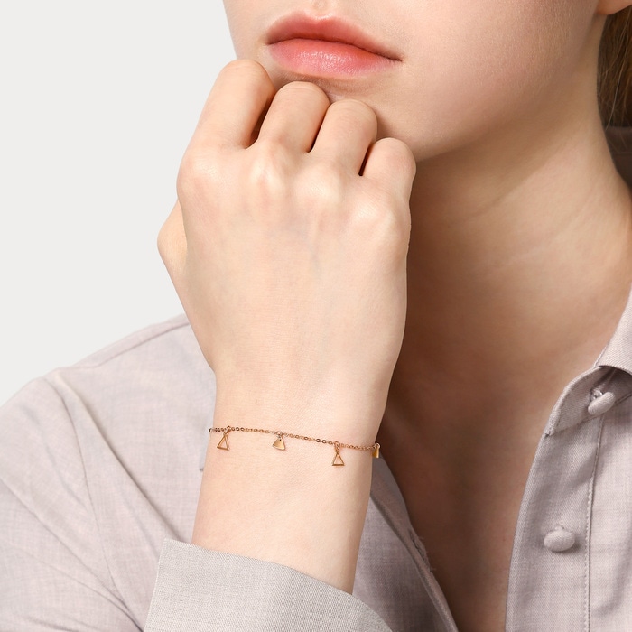 18K玫瑰金 手鍊 | 周生生珠寶 | 薄荷系列 | 92820B - 2