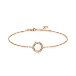 'Timeless' 18K Rose Gold Diamond Bracelet