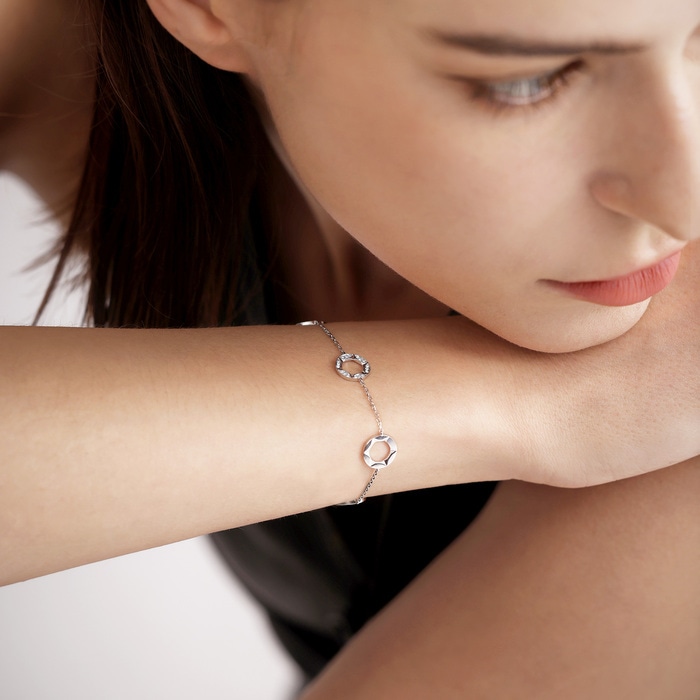 18K White Gold Bracelet | Chow Sang Sang Jewellery | 93061B - 3