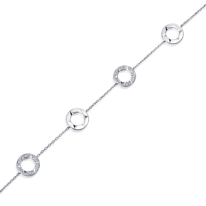 18K White Gold Bracelet | Chow Sang Sang Jewellery | 93061B - 5