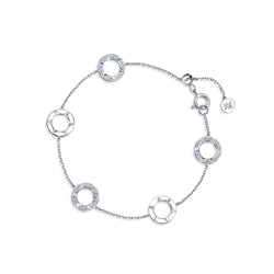 'Timeless' 18K White Gold Diamond Bracelet
