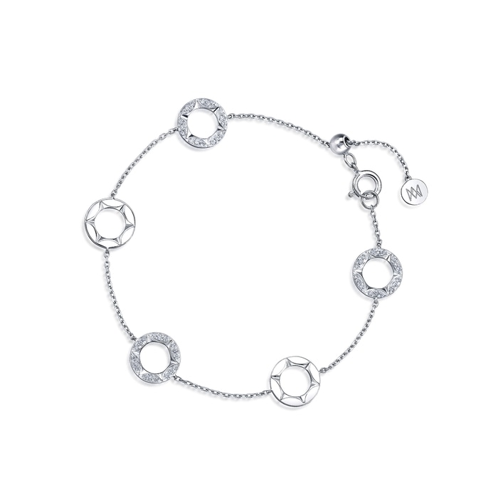 18K White Gold Bracelet | Chow Sang Sang Jewellery | 93061B - 1