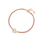 Love Knot' 18K Rose Gold Diamond Bracelet