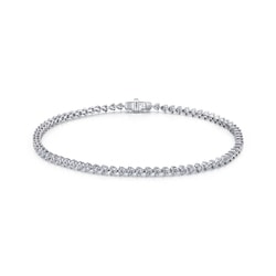 'Classics' 18K White Gold Diamond Bracelet