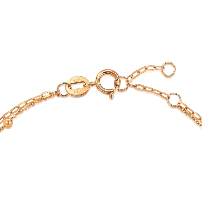 18K Rose Gold Bracelet | Chow Sang Sang Jewellery | Minty Collection | 93320B - 5