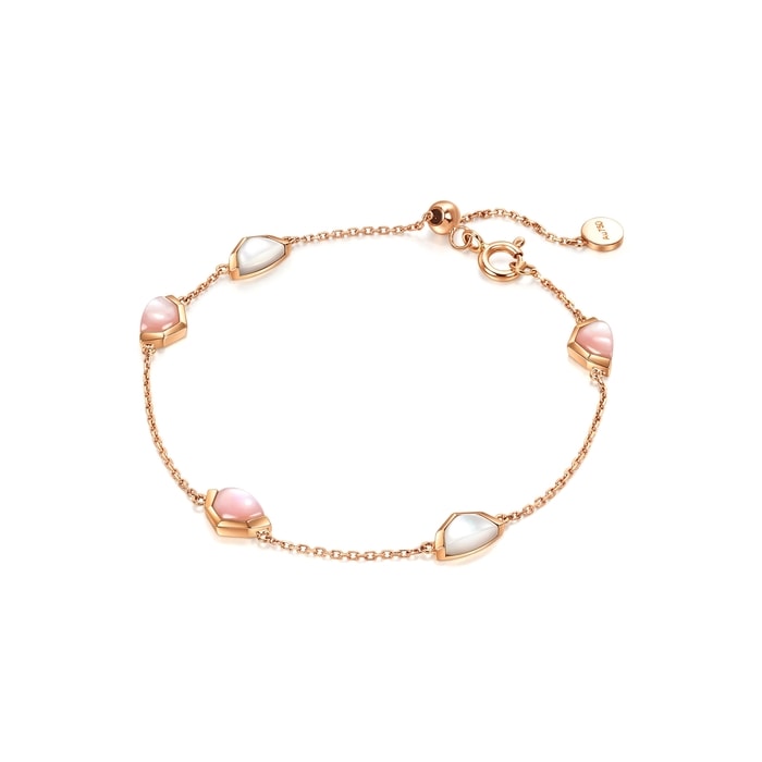 18K玫瑰金 手鍊 | 周生生珠寶 | 93466B - 4