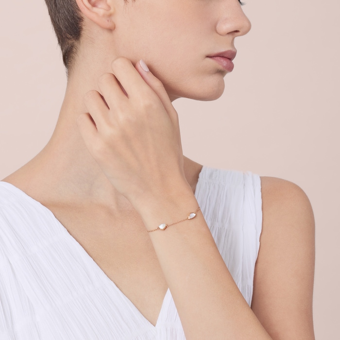 18K玫瑰金 手鍊 | 周生生珠寶 | 93466B - 3