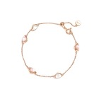 Harmony' 18K Rose Gold Pink Mother of Pearl Bracelet