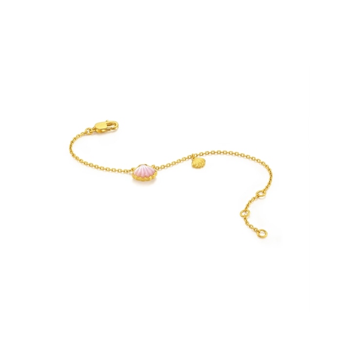 Solid Gold Bracelet | Chow Sang Sang Jewellery | Love Decode | 93526B - 6