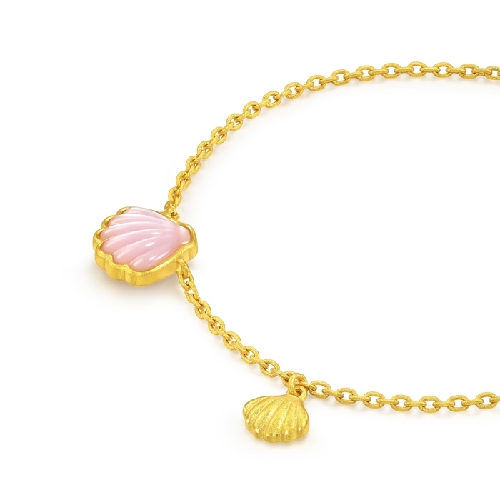 Solid Gold Bracelet | Chow Sang Sang Jewellery | Love Decode | 93526B - 4