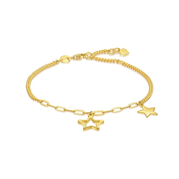 Solid Gold Bracelet | Chow Sang Sang Jewellery | Essence | 93684B - 4