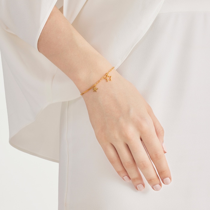 Solid Gold Bracelet | Chow Sang Sang Jewellery | Essence | 93684B - 2