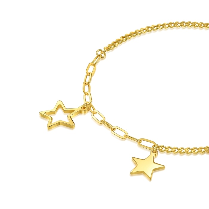 Solid Gold Bracelet | Chow Sang Sang Jewellery | Essence | 93684B - 5