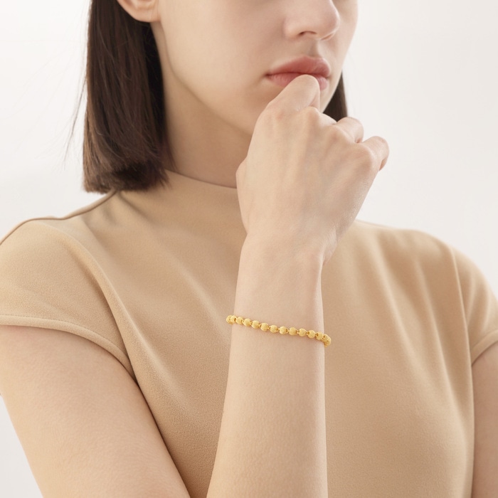 999.9 Gold Bracelet | 93778B(17 cm/~0.282 tael) | Chow Sang
