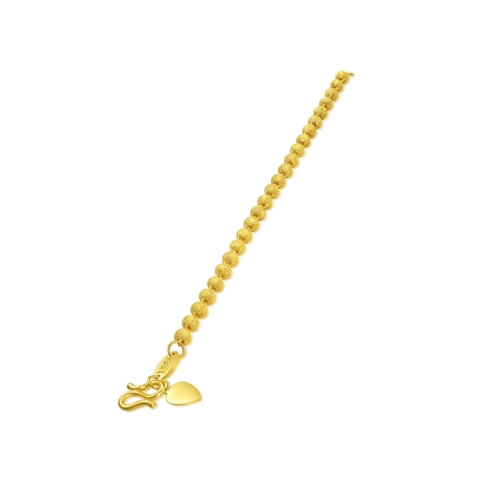 金のわらじ 999.9 MITSUMASA GOLD 999.9 Gold Bracelet | 93778B(17 cm/~0.279 tael) | Chow Sang