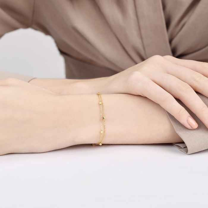 Solid Gold Bracelet | Chow Sang Sang Jewellery | Essence | 93852B - 2