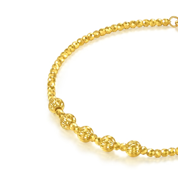 Solid Gold Bracelet | Chow Sang Sang Jewellery | Essence | 93853B - 5