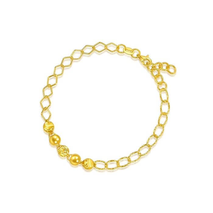999.9 Gold Bracelet | 93899B(18 cm/~0.132 tael) | Chow Sang