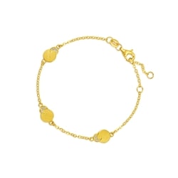 999 Gold Diamond Bracelet