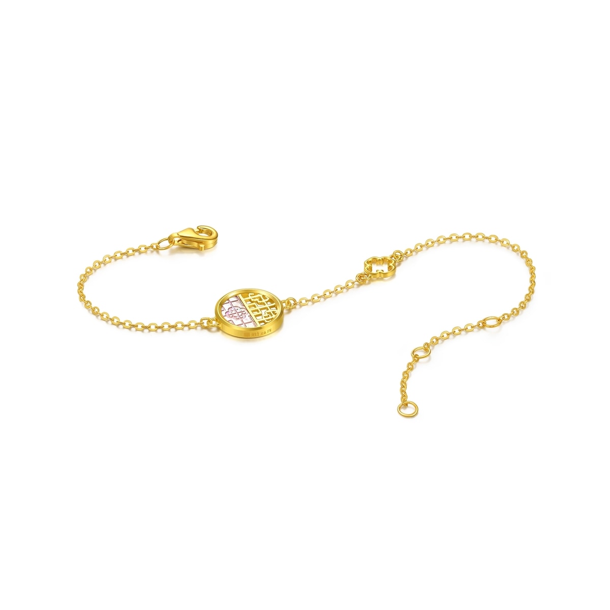Forbidden City Culture Development - 'Zhù' 999 Gold Bracelet