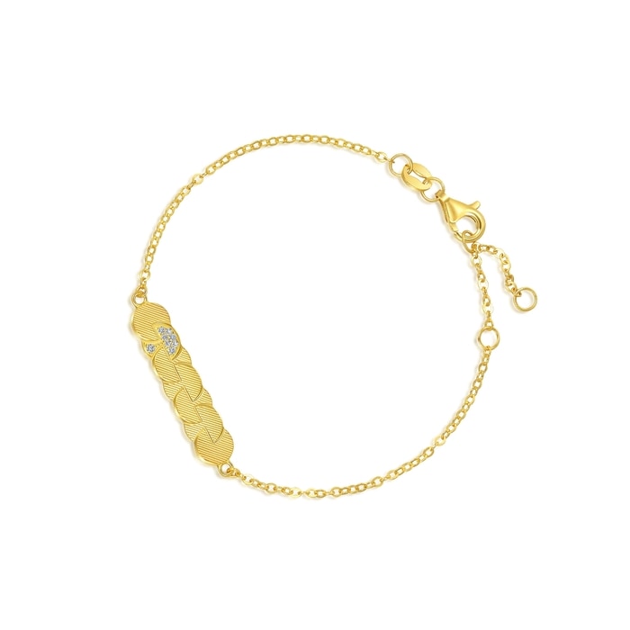 Solid Gold Bracelet | Chow Sang Sang Jewellery | Essence | 94039B - 4