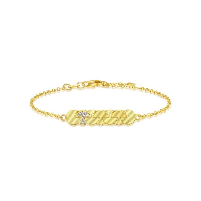 Solid Gold Bracelet | Chow Sang Sang Jewellery | Essence | 94039B - 1