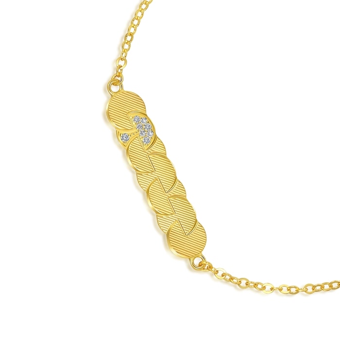 Solid Gold Bracelet | Chow Sang Sang Jewellery | Essence | 94039B - 5