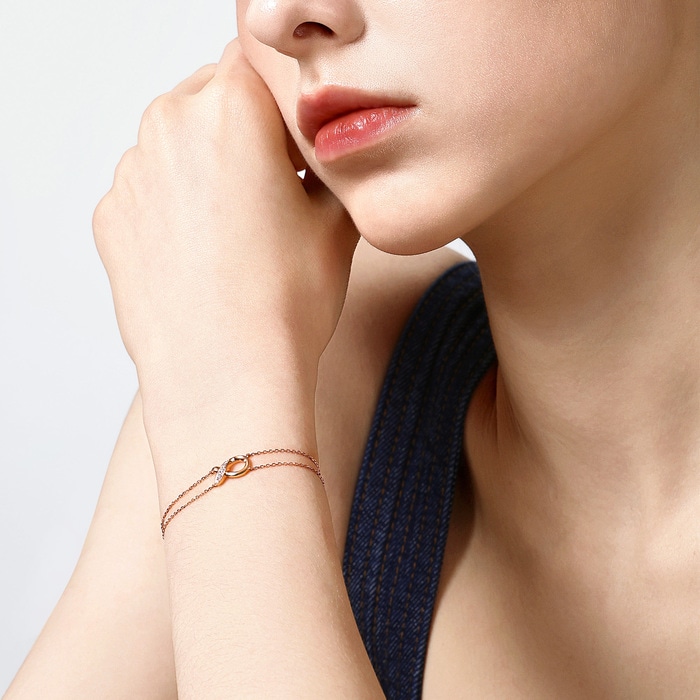 18K Rose Gold Bracelet | Chow Sang Sang Jewellery | 94088B - 2