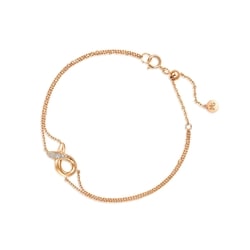 'Seedling' 18K Rose Gold Diamond Bracelet