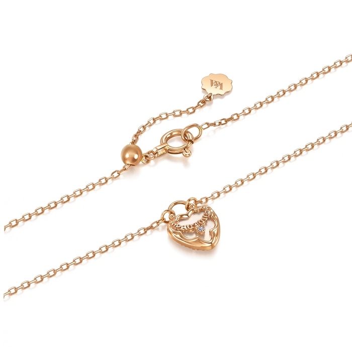 18K玫瑰金 手鍊 | 周生生珠寶 | 94180B - 6