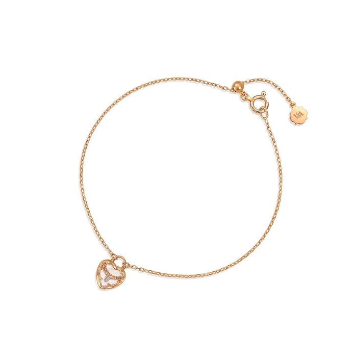 18K玫瑰金 手鍊 | 周生生珠寶 | 94180B - 4