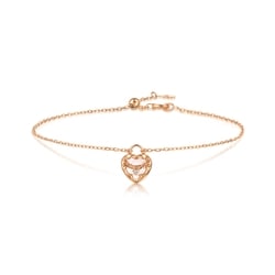 「館藏浪漫」18K玫瑰金手鍊