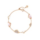 Harmony' 18K Rose Gold Diamond Bracelet