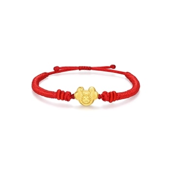 MOMENT OF LOVE - Chinese Characters Alloy Red String Bracelet | YesStyle