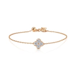 'Fantasy' 18K White & Red Gold Diamond Bracelet