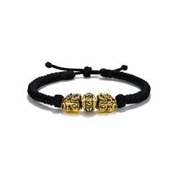 999 Gold Om Mani Padme Hum Bracelet