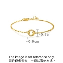 Taffy 999 Gold Diamond Bracelet