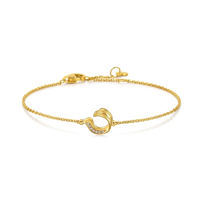 999黃金 手鍊 | 周生生珠寶 | 94460B - 1