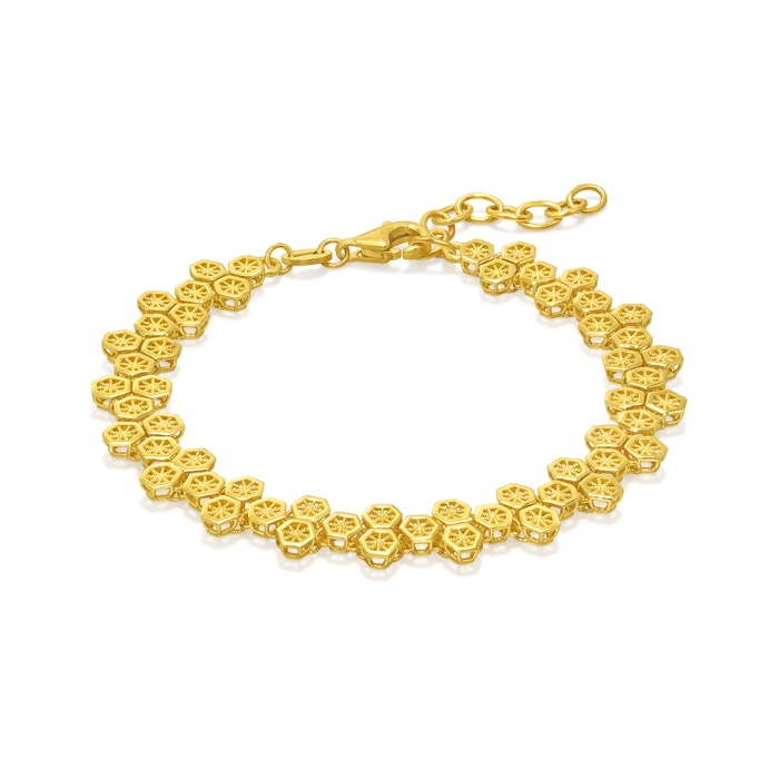 Solid Gold Bracelet | Chow Sang Sang Jewellery | Essence | 94521B - 4