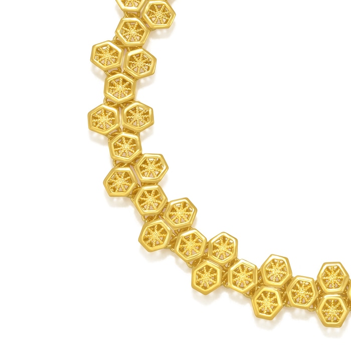 Solid Gold Bracelet | Chow Sang Sang Jewellery | Essence | 94521B - 5