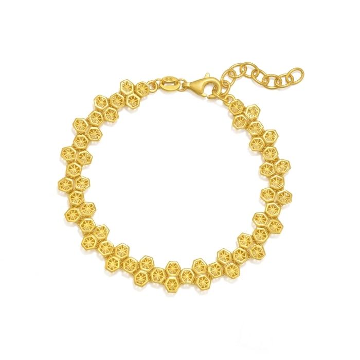 gin - 999.9 Gold Bracelet | 94521B(18 cm/~0.239 tael) | Chow