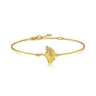 999 Gold Diamond Bracelet