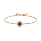 Timeless' 18K Rose Gold Onyx (Black Chalcedony) Bracelet