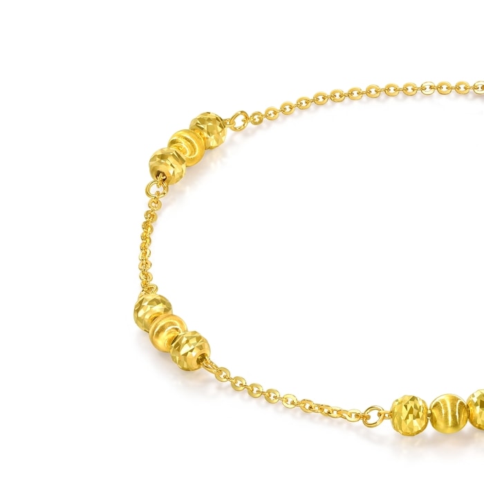 MINTYGREEN - 'Glow' 999 Gold Bracelet | 94604B(18 cm/~0.115