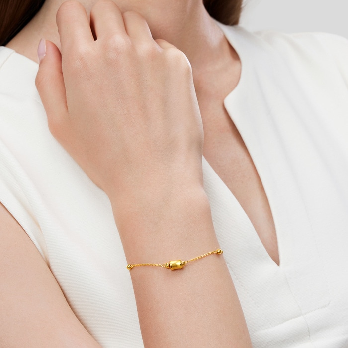 Solid Gold Bracelet | Chow Sang Sang Jewellery | 94606B - 2