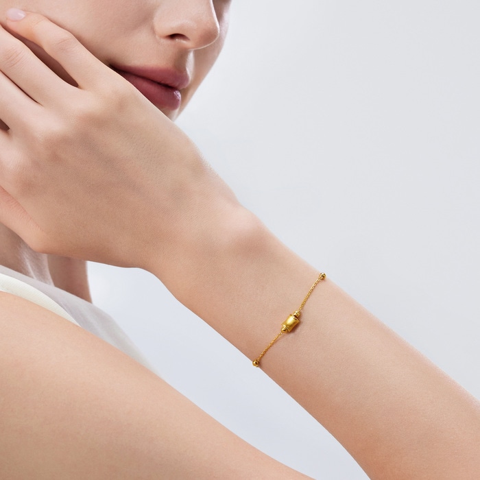 Solid Gold Bracelet | Chow Sang Sang Jewellery | 94606B - 3